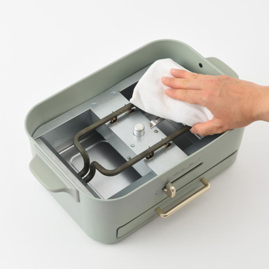 BRUNO（ブルーノ） コンパクトグリルホットプレート グリーン BOE109