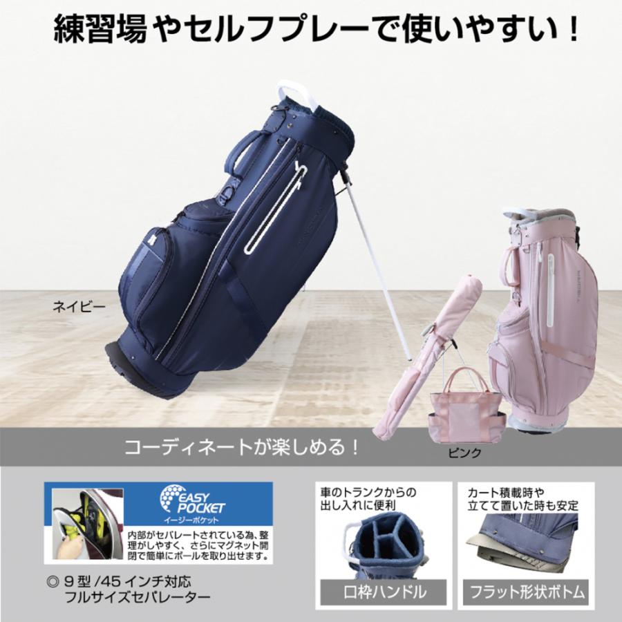 TIGORA（ティゴラ） レディース ポリ 9型 スタンド ゴルフ キャディ