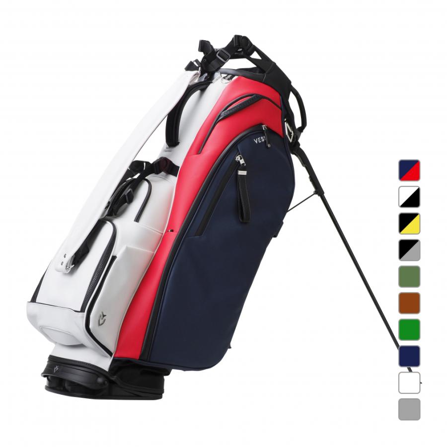 ベゼル PLAYER 5.0 PRO SINGLE ゴルフ キャディバッグ 9.5型 VESSEL