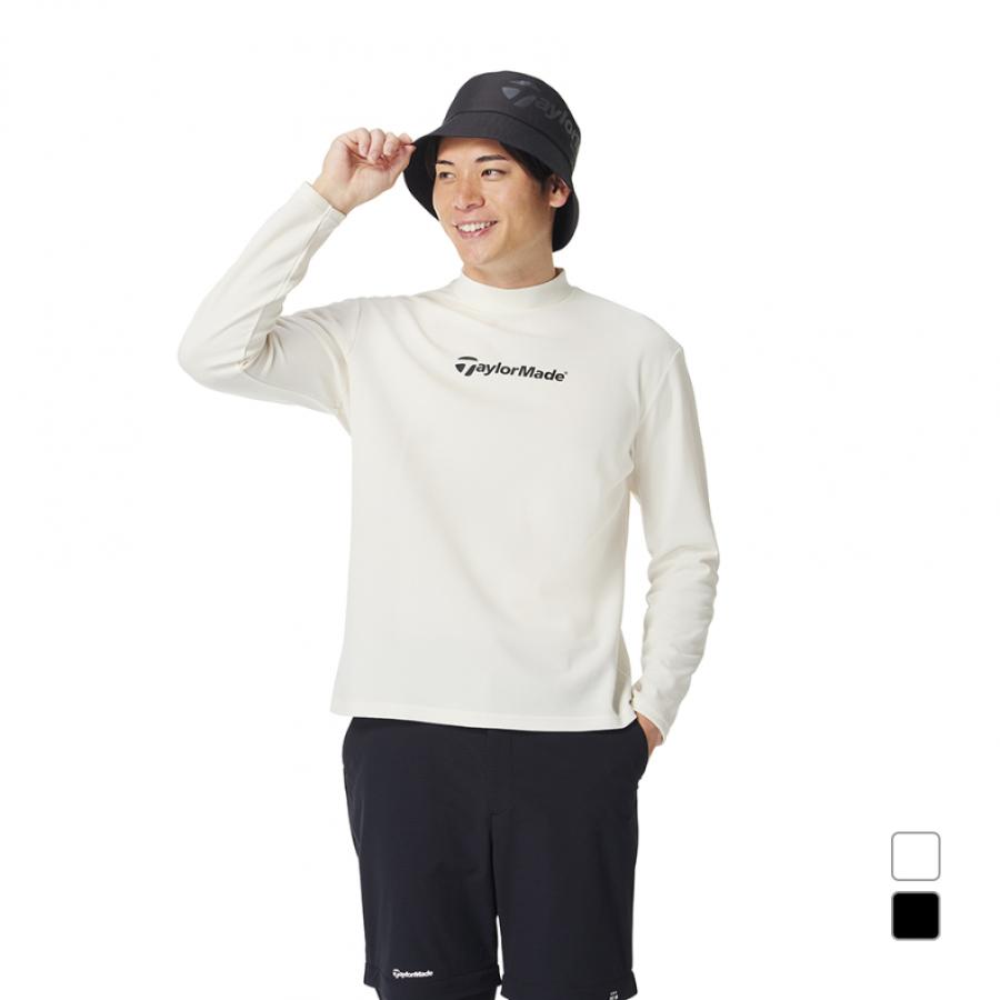 テーラーメイド ゴルフウェア 長袖モックネック Lサイズ ホワイト