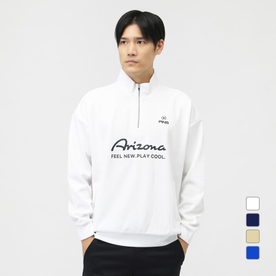 PING（ピン） ゴルフウェア 長袖シャツ 秋 冬 24FWハーフジップ