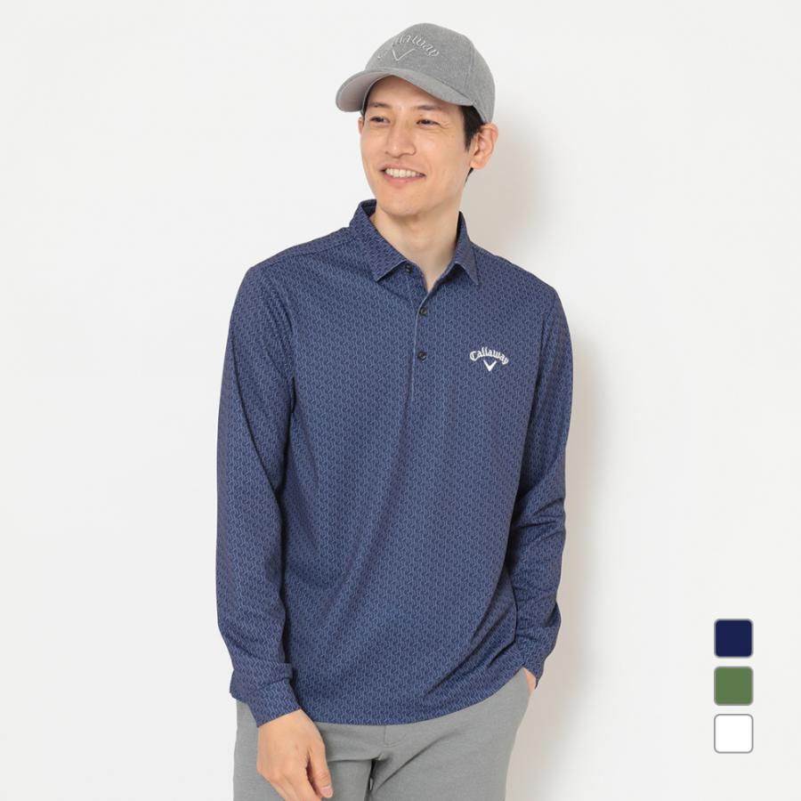 Callaway（キャロウェイ） ゴルフウェア 長袖シャツ 秋 冬 ロゴ