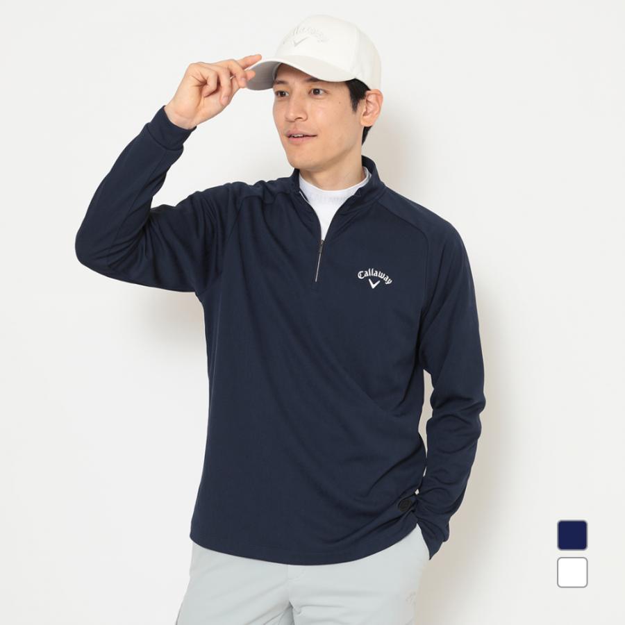 Callaway（キャロウェイ） ゴルフウェア 長袖シャツ 秋 冬 ロゴジャ