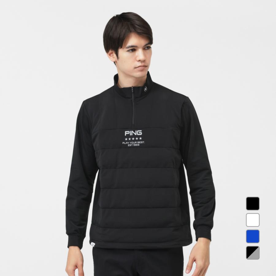 PING（ピン） ゴルフウェア 長袖シャツ 秋 冬 24FWエアーフレイク長袖