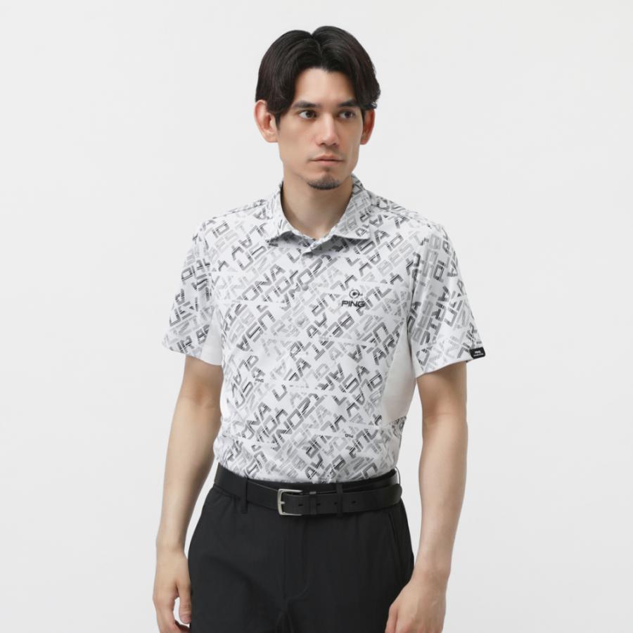 PING（ピン） ゴルフウェア 半袖シャツ 春 夏 24SSバイアスデジタル