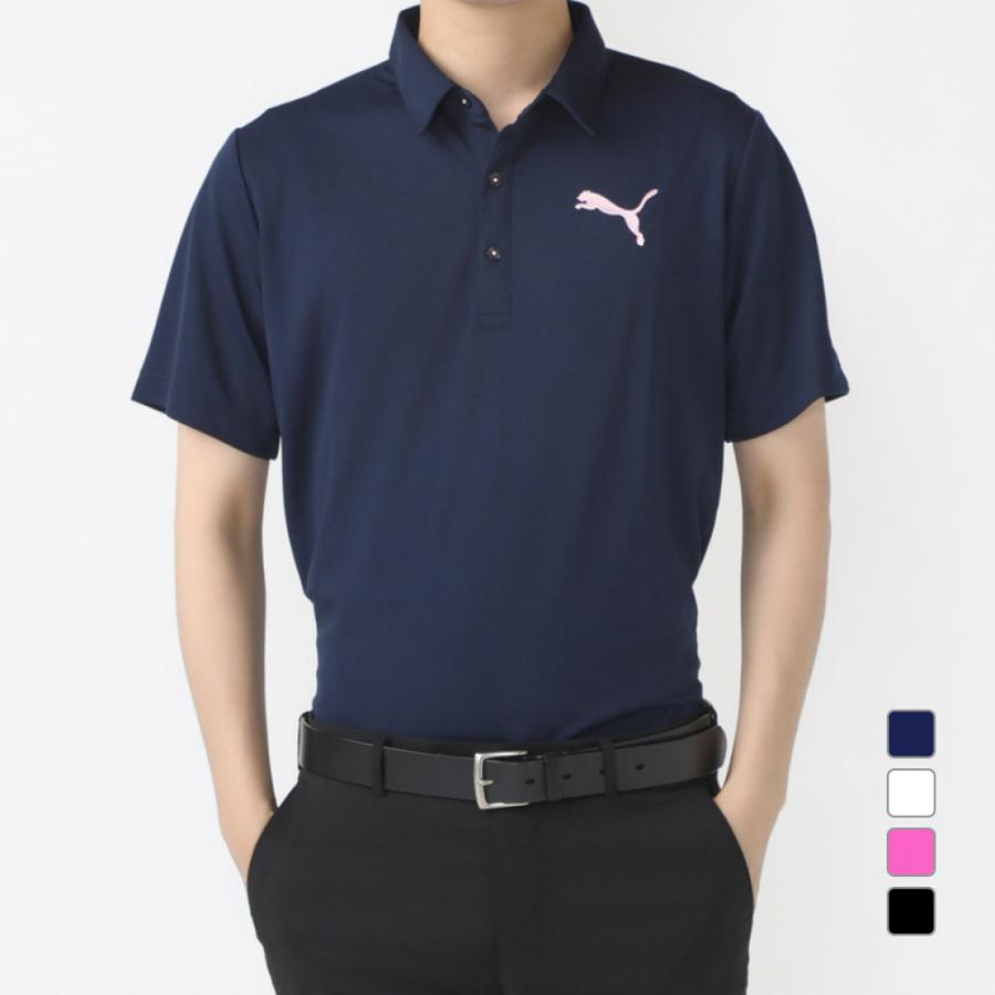 PUMA（プーマ） ゴルフウェア 半袖シャツ 春 夏 ゴルフ ストレッチピケ
