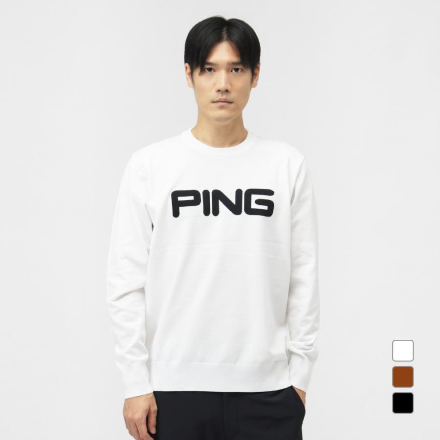 PING（ピン） ゴルフウェア 長袖セーター 秋 冬 10カラークルーネック