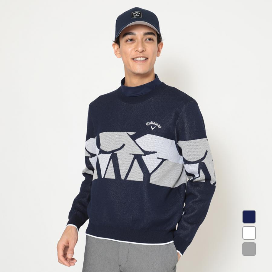 Callaway（キャロウェイ） ゴルフウェア 長袖セーター 秋 冬 ロゴジャ