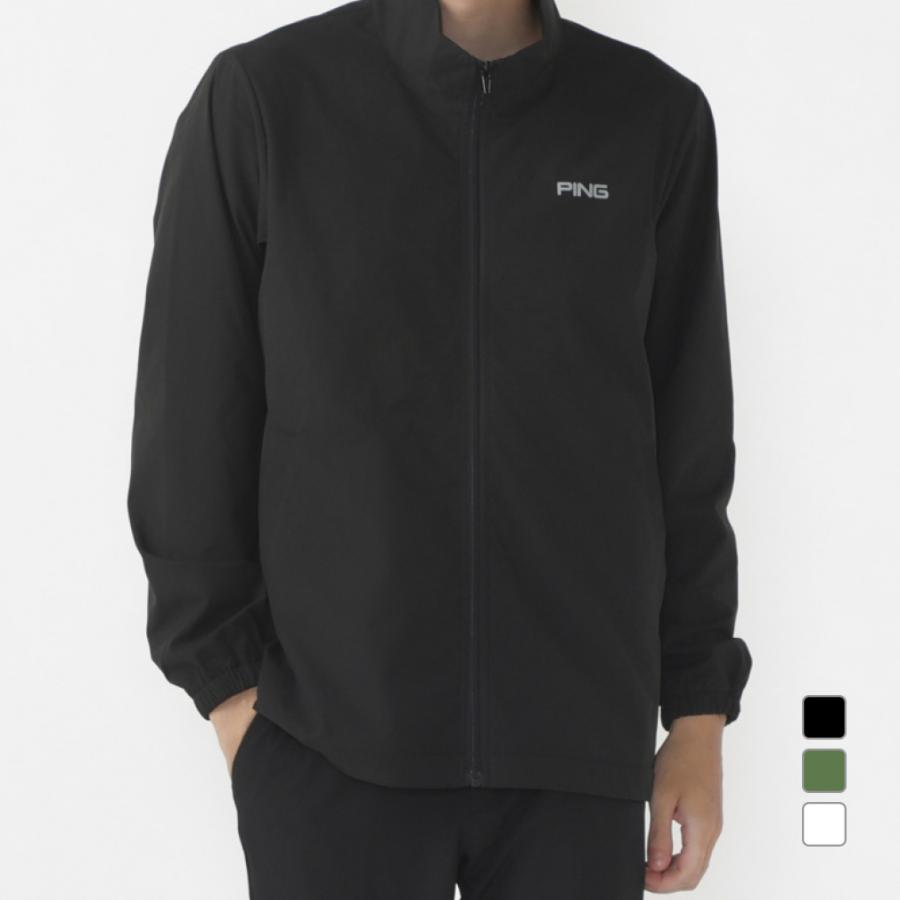 PING（ピン） ゴルフウェア 長袖ウインドブレーカー 秋 冬 フルジップ