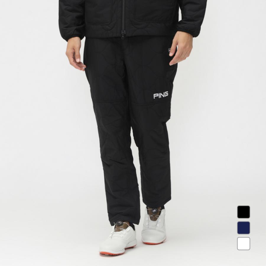 PING（ピン） ゴルフウェア ウインドパンツ 秋 冬 キルティング中綿