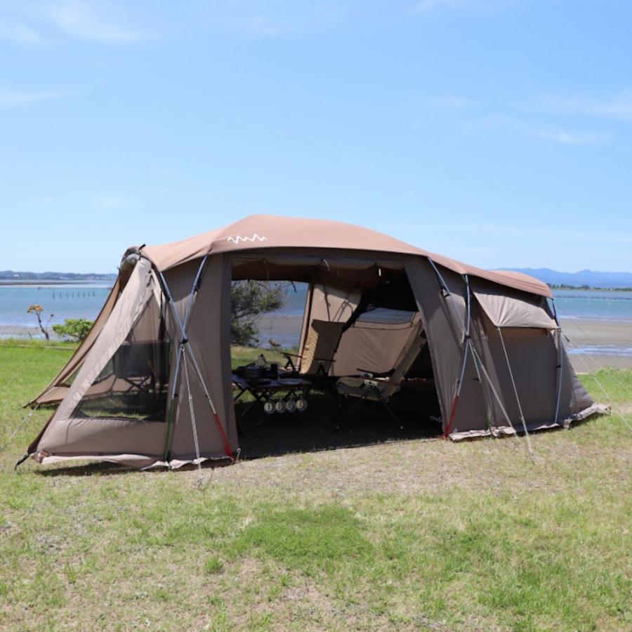 アルペンアウトドアーズ 2ルームテント AOD3 キャンプ ドームテント 4