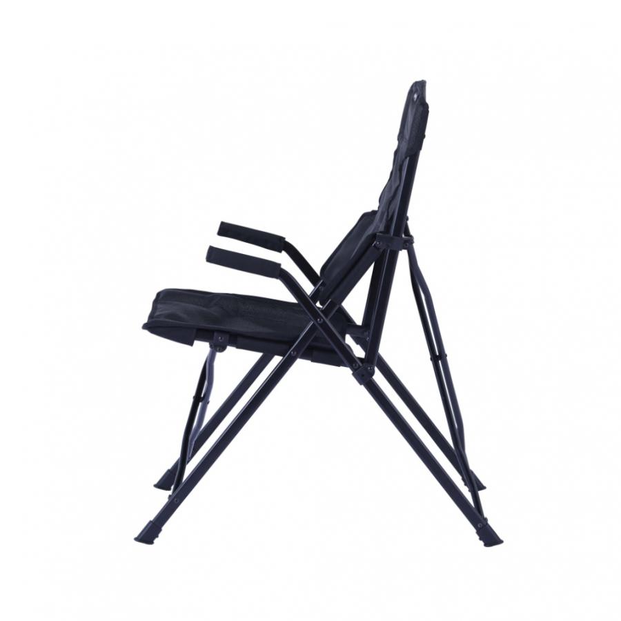 LOGOS（ロゴス） ラグジュアリーチェア ブラックメッシュ 50000038