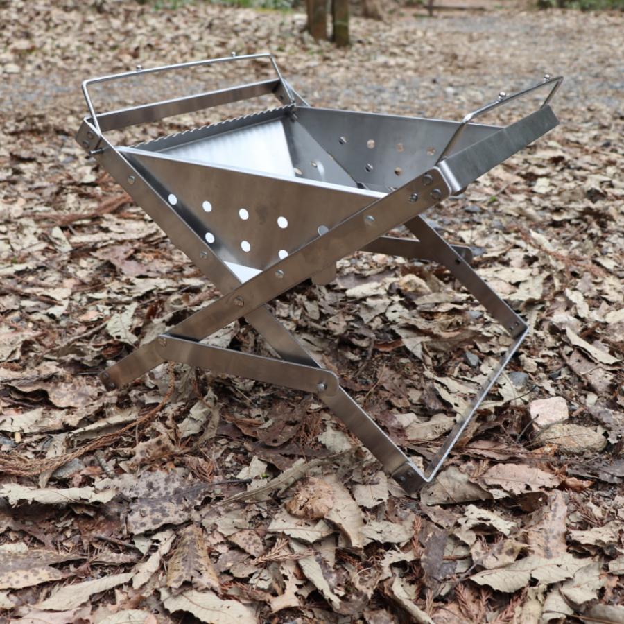 アルペンアウトドアーズ フォールディングファイヤーピット キャンプ