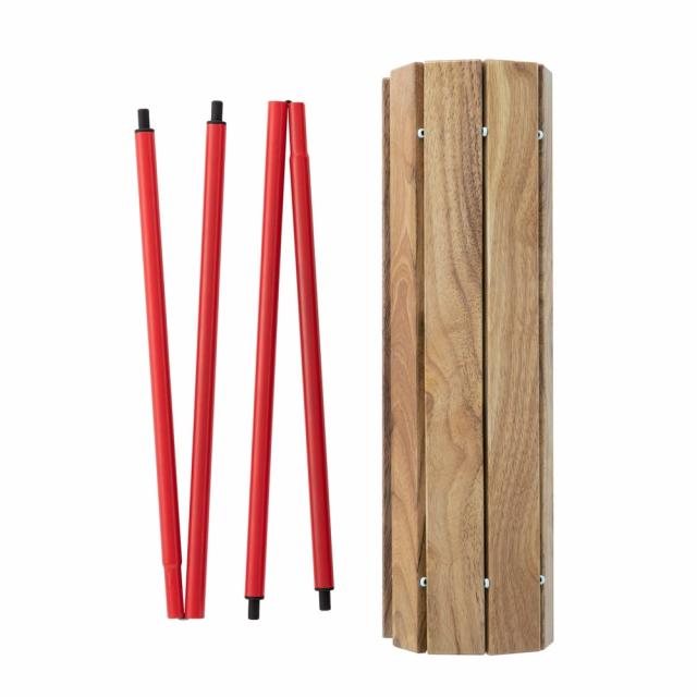 Coleman（コールマン） アウトドアワゴンウッドロールテーブル