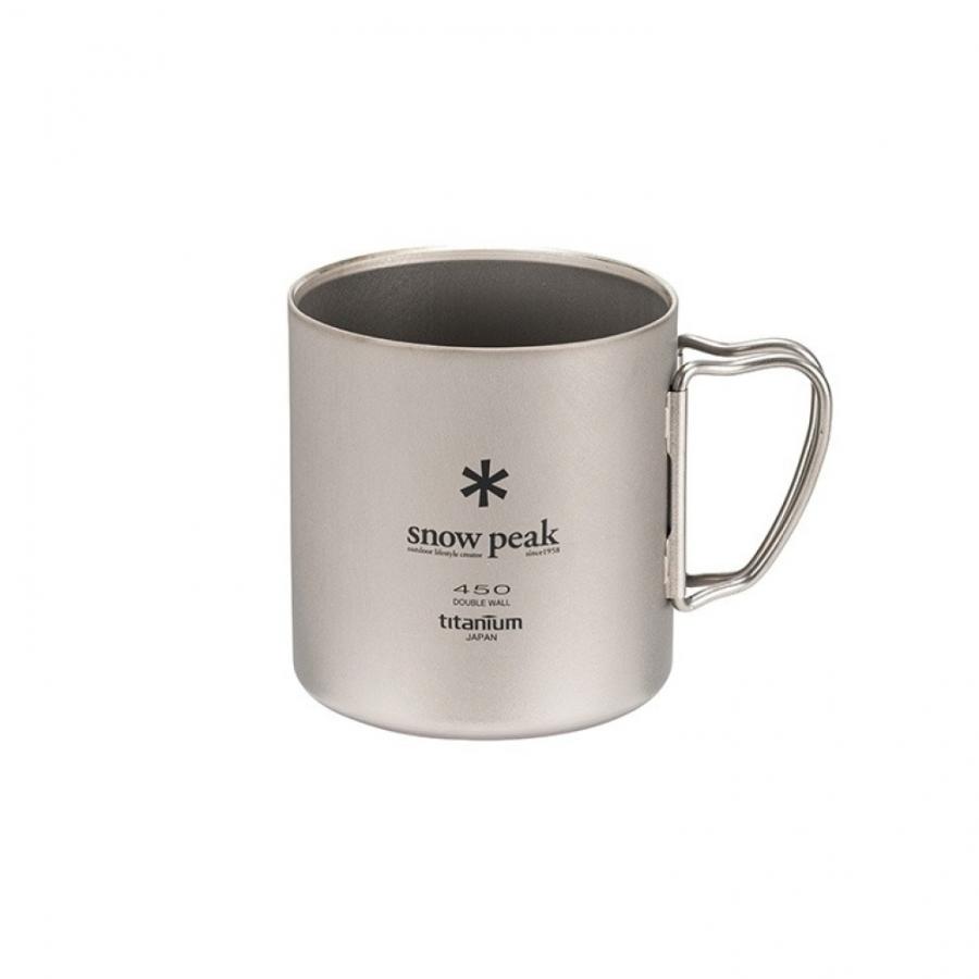 snow peak（スノーピーク） チタンダブルマグ 450 MG-153 キャンプ