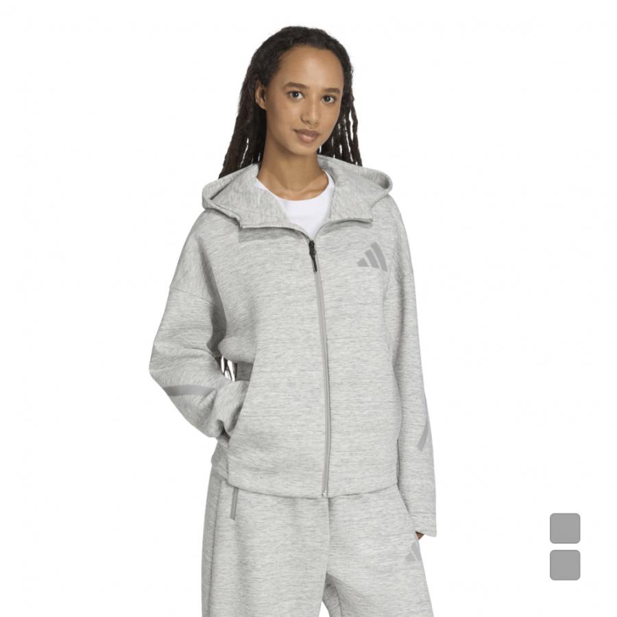 adidas（アディダス） レディース スウェット フルジップ adidas