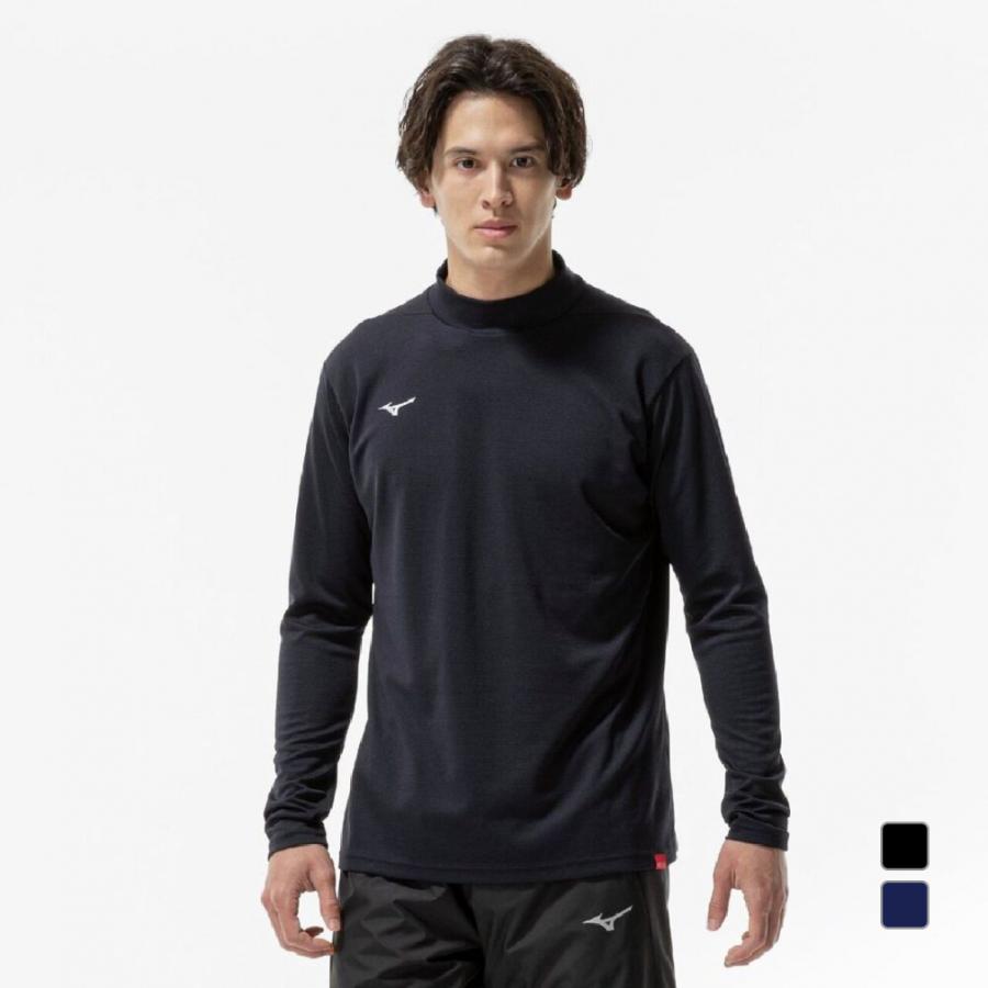 MIZUNO（ミズノ） メンズ 長袖 機能 Tシャツ ブレスサーモハイネックT