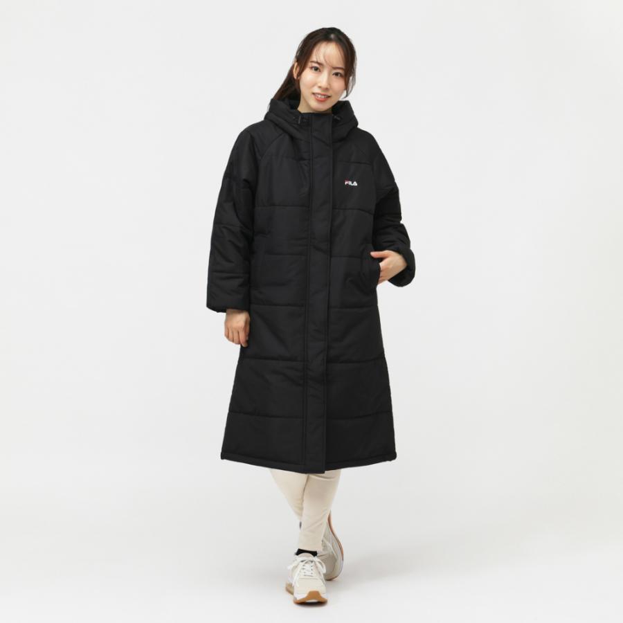 FILA（フィラ） レディース ベンチコート FW25FP830 BK0 アウター