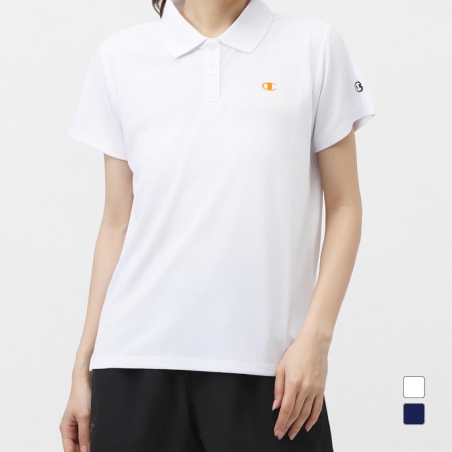 Champion（チャンピオン） レディース 半袖 機能 ポロシャツ SHORT
