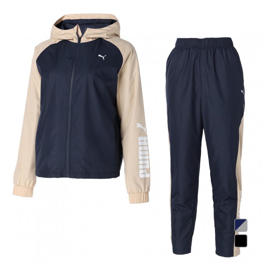 PUMA（プーマ） レディース ウインドブレーカー 上下セット 522625