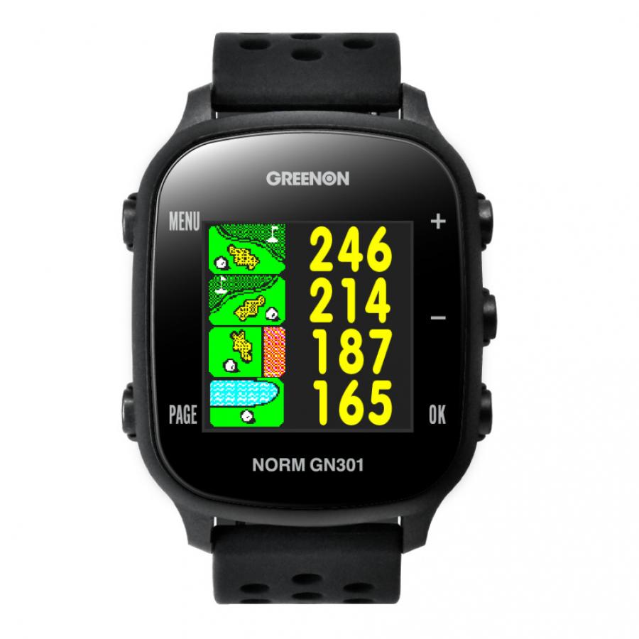 GREENON（グリーンオン） 距離計 ゴルフウォッチ ノルムGN301 ゴルフ