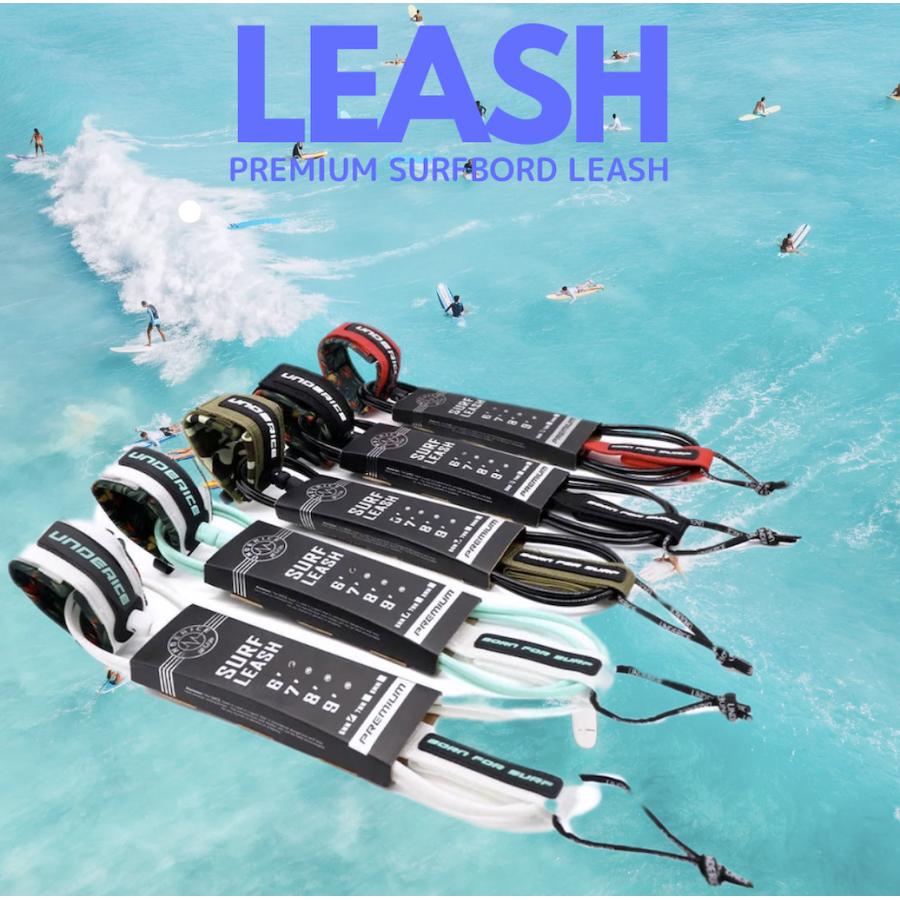 サーフィン リーシュコード 6ft 7ft 8ft 9ft サーフボード用 SURFBORD