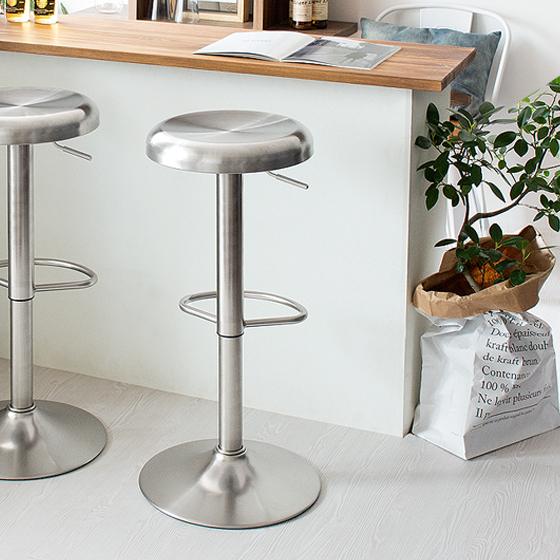 東谷 カウンターチェア バーチェア おしゃれ 昇降式 ハイチェア ハイ