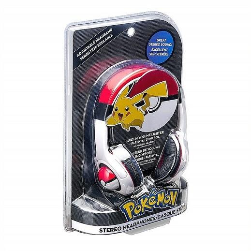 ポケモン モンスターボール ヘッドホン 音量制限機能付き 子供用