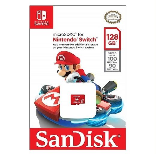 Sandisk】 ニンテンドー スイッチ 128GB microSDXC メモリーカード