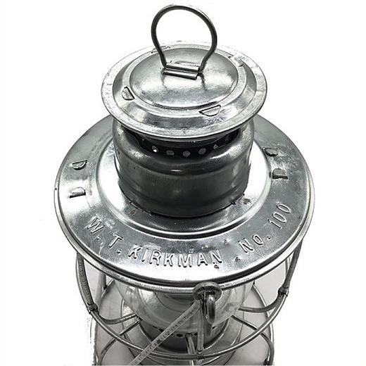 W.T.Kirkman 】 ウォッチマン NO.100 レイルロード ランタン 亜鉛