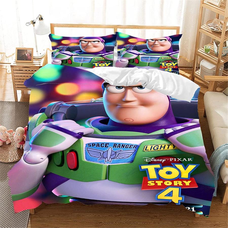 トイストーリー布団カバーセット 布団カバー ピロカバー ウッディ バズ
