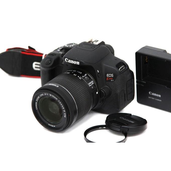 EOS Kiss 【全額返金保証】並品｜キヤノン X7i EF-S18-55 IS STM