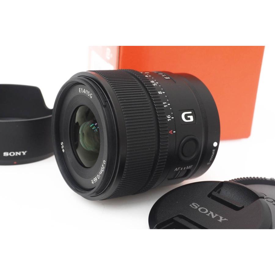 α（ソニー） 【全額返金保証】極美品｜ソニー E 15mm F1.4 G SEL15F14G