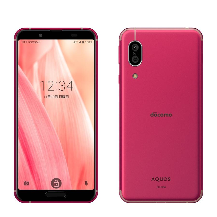 AQUOS SIMフリー SH-02M sense3 ディープピンク [Deep Pink] docomo 未