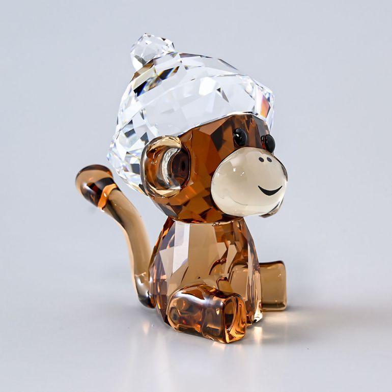 SWAROVSKI（スワロフスキー） クリスタルフィギュア Baby Animals サル