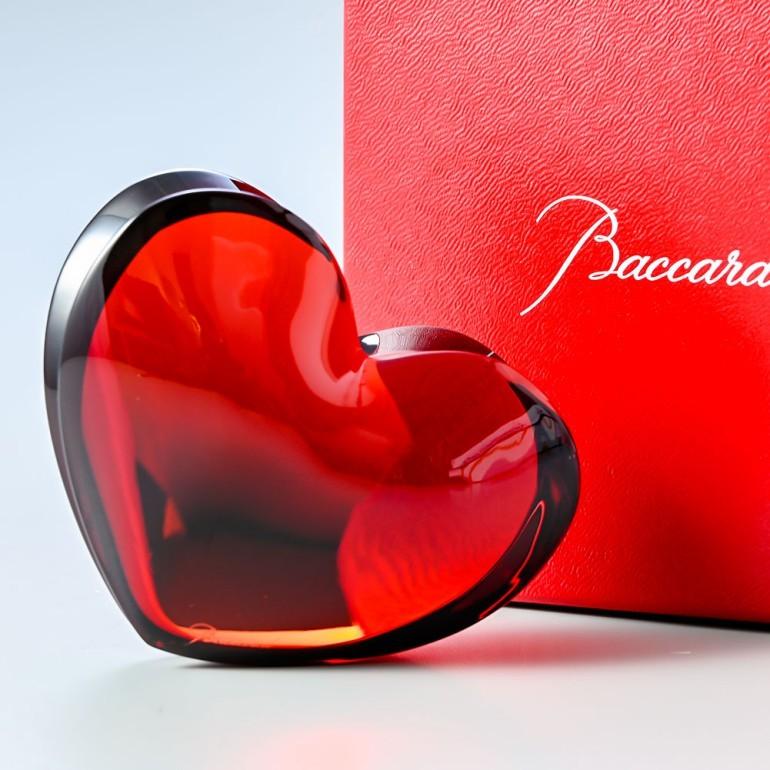 バカラ（Baccarat） ザンザンハート ZINZIN レッド クリスタル