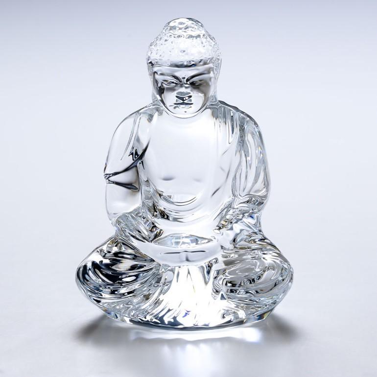バカラ（Baccarat） クリスタルフィギュア ブッダ 仏陀 クリア 2609200