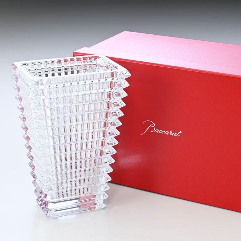バカラ（Baccarat） ベース 花瓶 アイ EYE スクエア クリア S 20cm