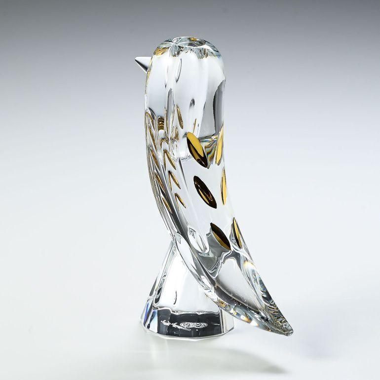 バカラ（Baccarat） ベース 花瓶 ファウナクリストポリス 鳥一輪挿し