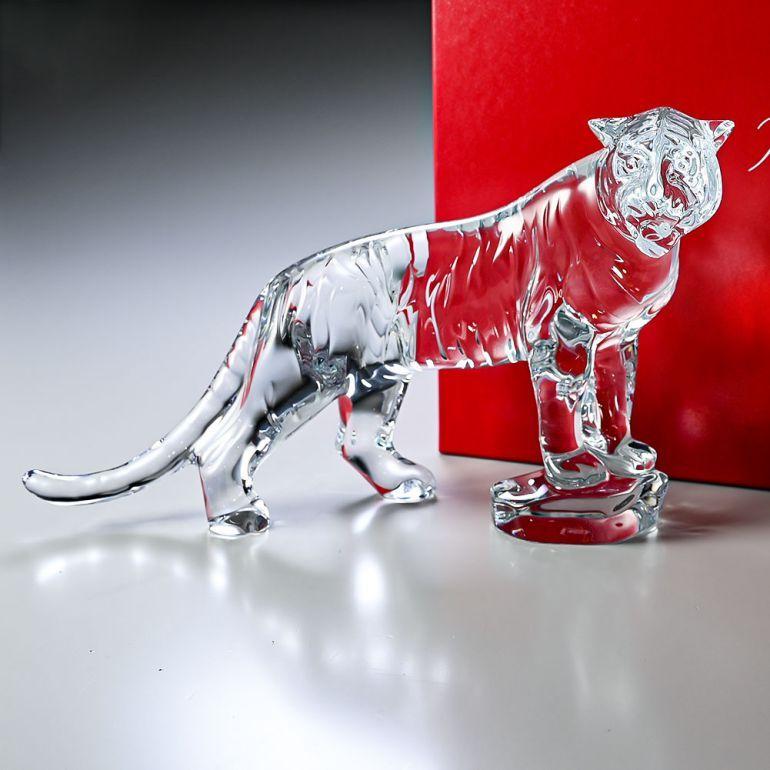 バカラ（Baccarat） クリスタル フィギュア 干支 寅 トラ ベンガル