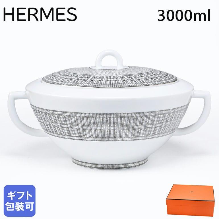 HERMES（エルメス） モザイク ヴァンキャトル プラチナ スープ鍋 32.5