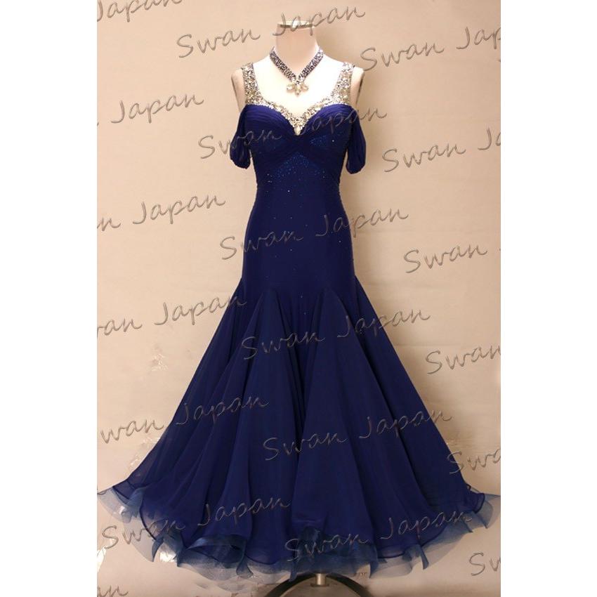 社交ダンス衣装 社交ダンスドレス モダンドレス デモ用ドレス セミ