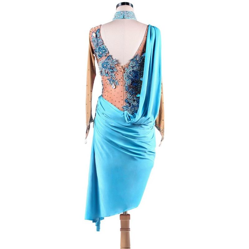 社交ダンス衣装 社交ダンスドレス モダンドレス デモ用ドレス セミ