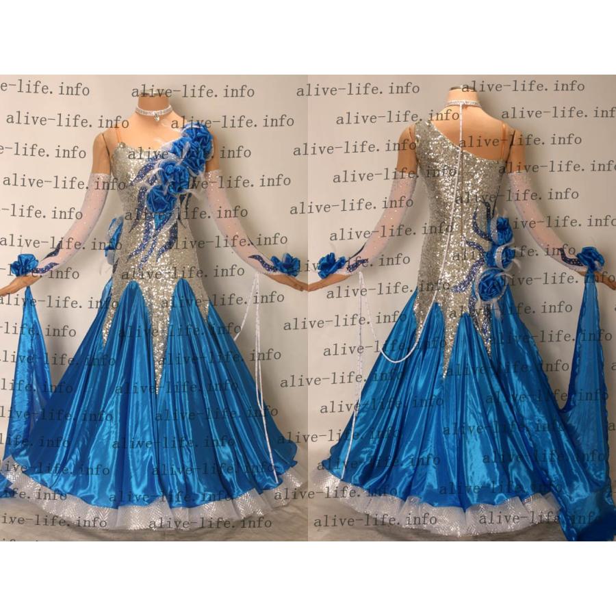 社交ダンス衣装 社交ダンスドレス モダンドレス デモ用ドレス セミ