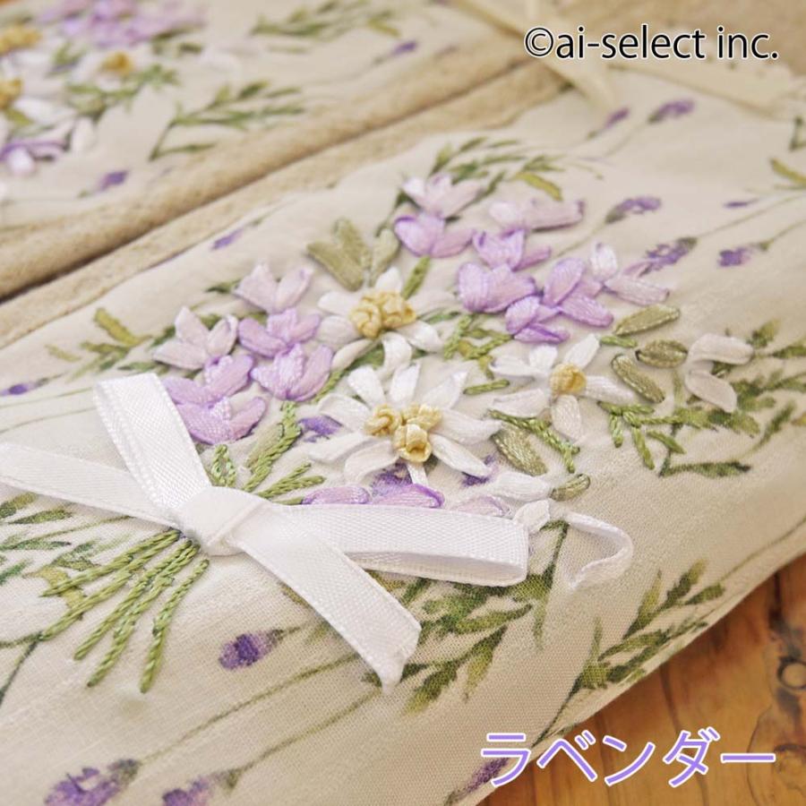 ティッシュボックスカバー ミモザ ラベンダー 掛けられる ティッシュ