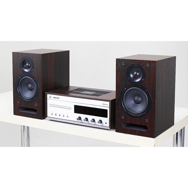 SANSUI（サンスイ） 真空管ハイブリットアンプ搭載 CDステレオシステム