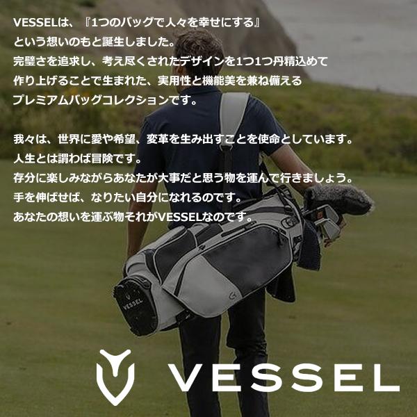 Vessel ベゼル ゴルフ スタンド キャディバッグ 軽量 7.5型 47インチ
