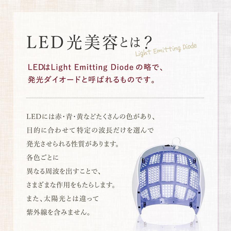 美顔器 LED プレミア LED美容ライト 6色+3色 LED美容器 LED美容マスク