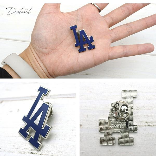 ドジャース ピンバッジ ピンズ PINS ハットピン ブルー ロゴ おしゃれ