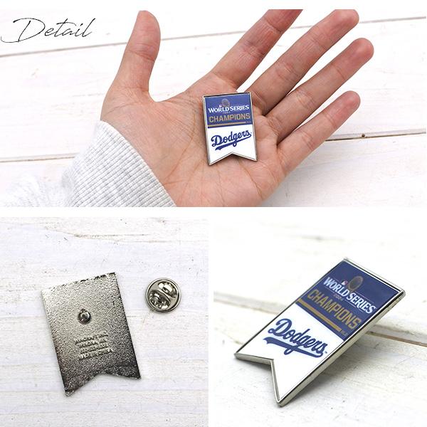 ドジャース ピンバッジ ワールドシリーズ 2024 チャンピオン dodgers